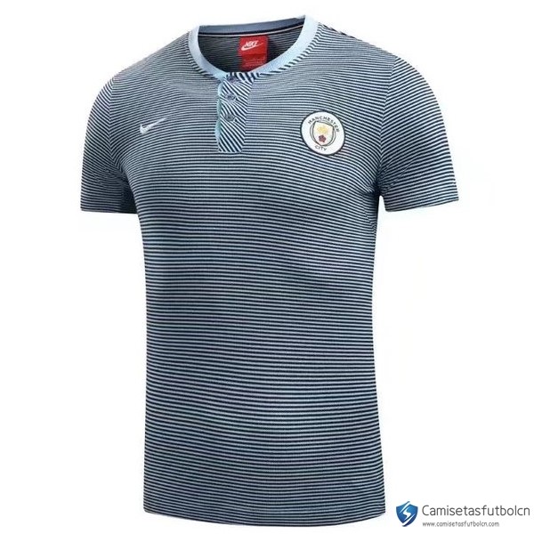 Polo Manchester City 2017-18 Gris Claro